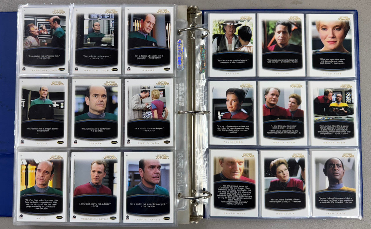 2004-12 Rittenhouse Star Trek "Quotable" Complete Card Sets
