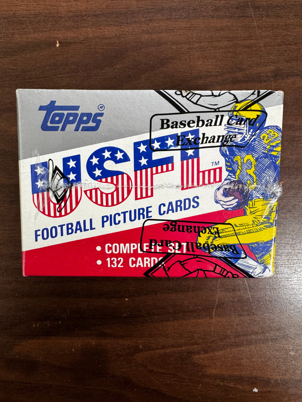 1985 Topps USFL Football Complete Box Set BBCE Wrapped Sealed