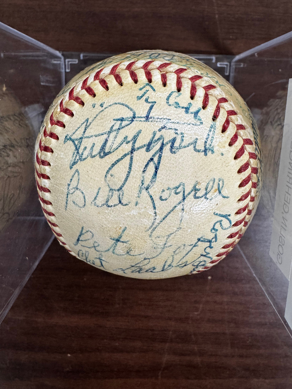 Ty Cobb Crawford Greenberg Goslin ++ Signed Autographed Baseball JSA LOA