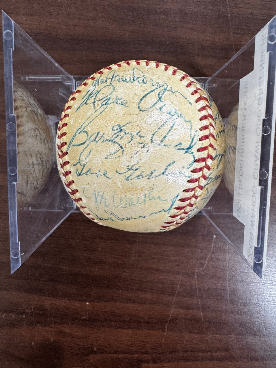 Ty Cobb Crawford Greenberg Goslin ++ Signed Autographed Baseball JSA LOA