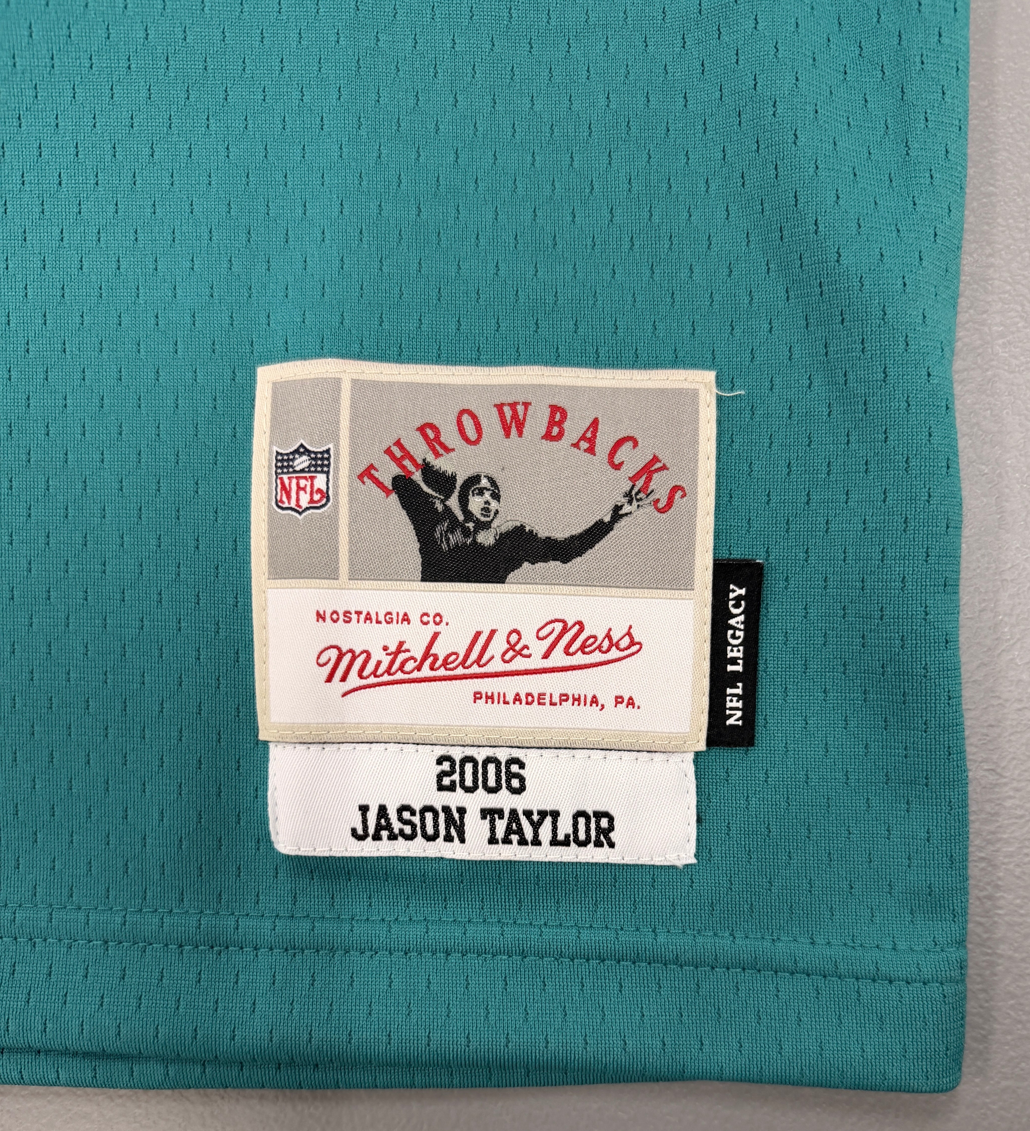 Jason Taylor Signed Autographed Inscribed Mitchell Ness Dolphins Jersey Fanatics