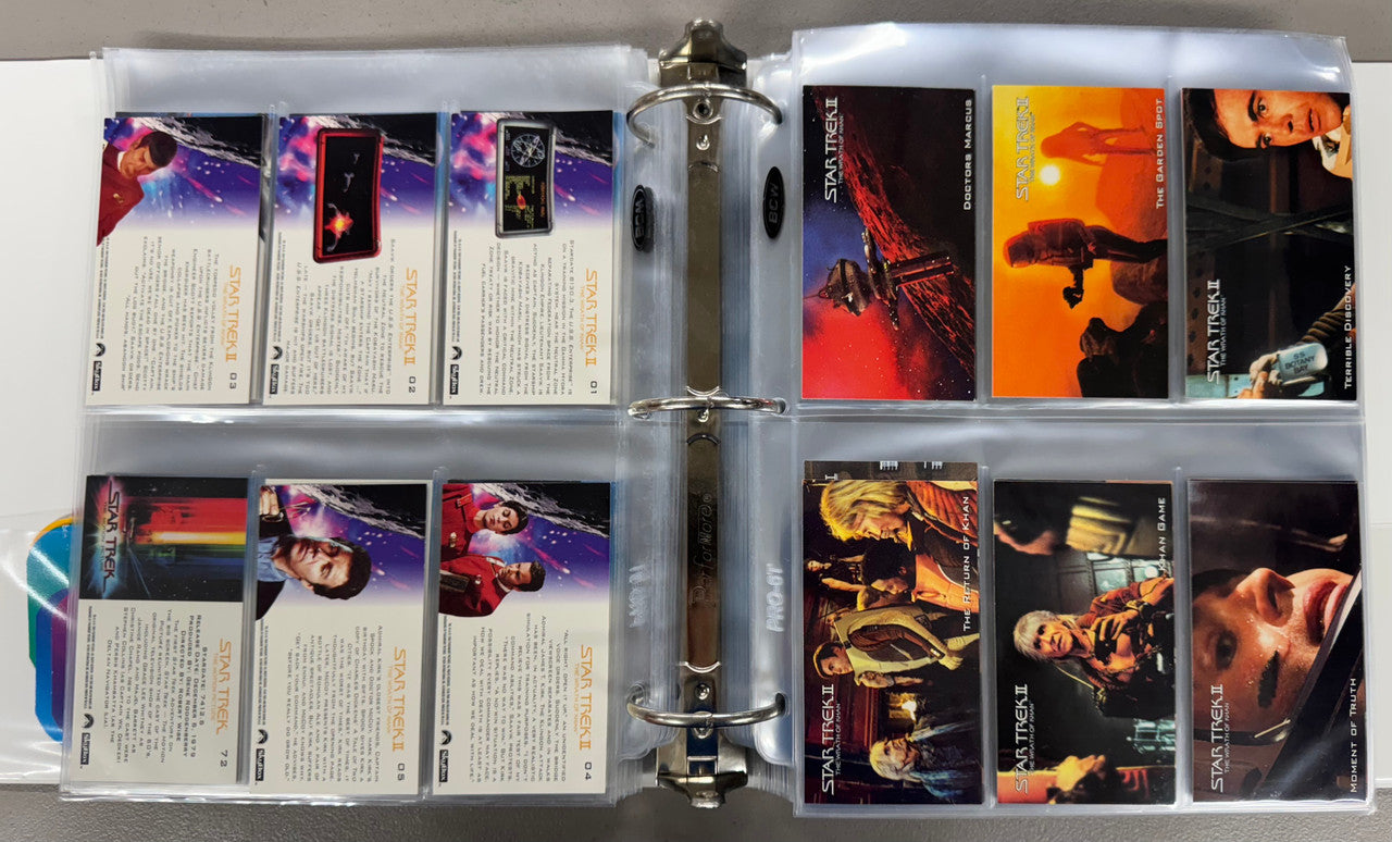 1994 SkyBox Star Trek Cinema Collector 1-6 Complete Card Sets