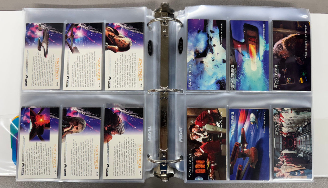 1994 SkyBox Star Trek Cinema Collector 1-6 Complete Card Sets