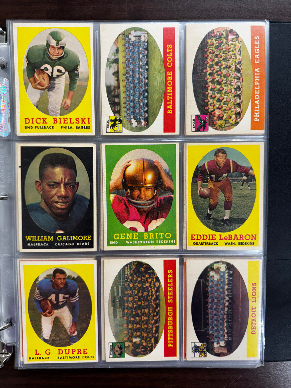 1958 Topps Football Complete Set (132) VG-EX Overall Jim Brown RC