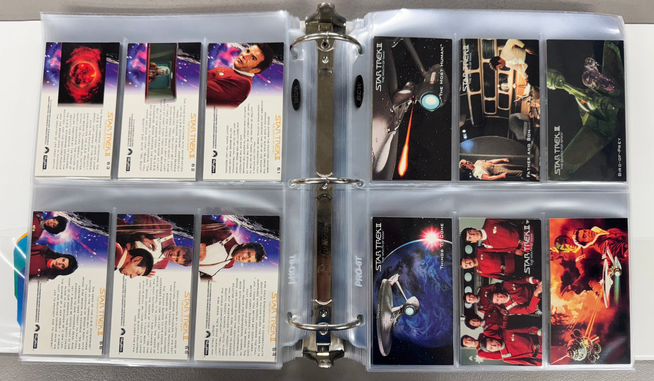 1994 SkyBox Star Trek Cinema Collector 1-6 Complete Card Sets