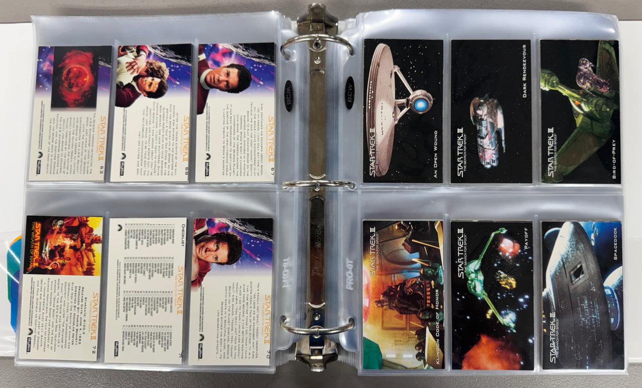 1994 SkyBox Star Trek Cinema Collector 1-6 Complete Card Sets