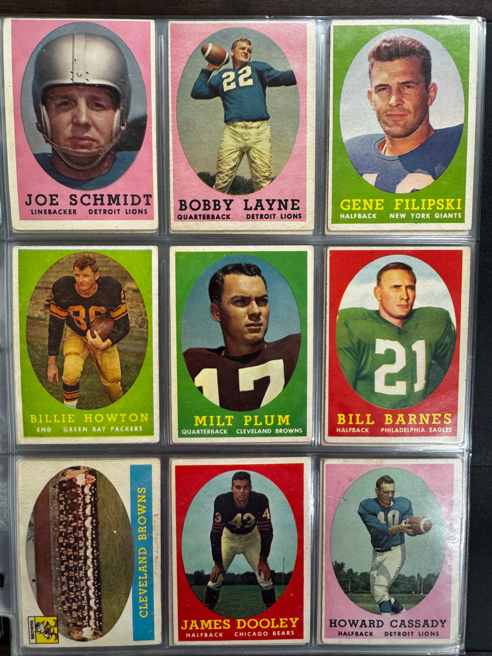 1958 Topps Football Complete Set (132) VG-EX Overall Jim Brown RC
