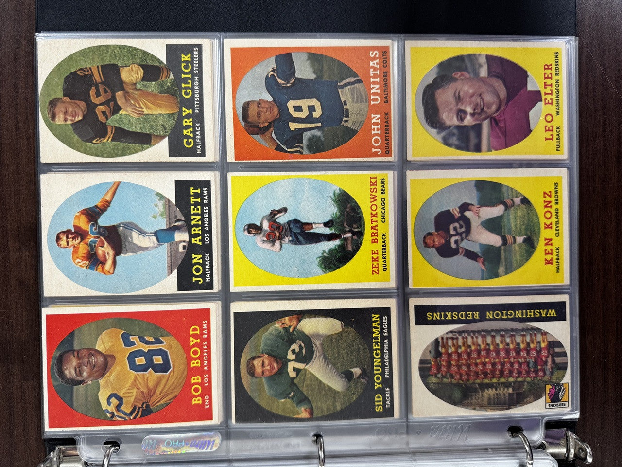 1958 Topps Football Complete Set (132) VG-EX Overall Jim Brown RC
