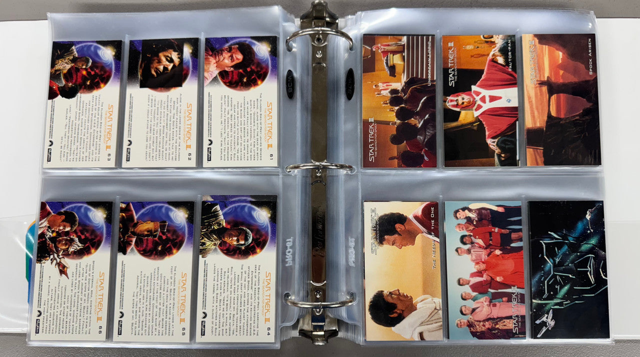 1994 SkyBox Star Trek Cinema Collector 1-6 Complete Card Sets