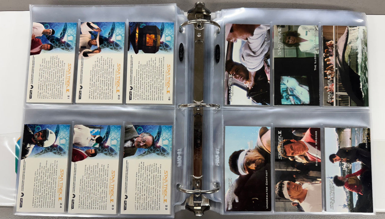 1994 SkyBox Star Trek Cinema Collector 1-6 Complete Card Sets