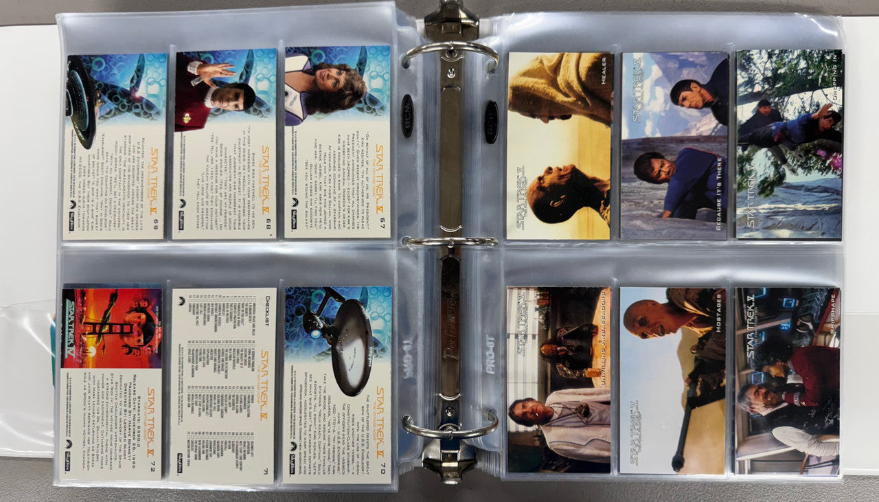 1994 SkyBox Star Trek Cinema Collector 1-6 Complete Card Sets