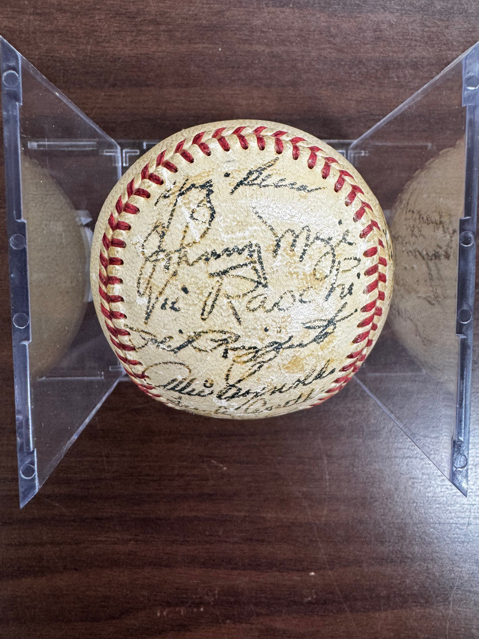 DiMaggio Stengel Berra Rizzuto Dickey ++ Signed Autographed Baseball JSA LOA
