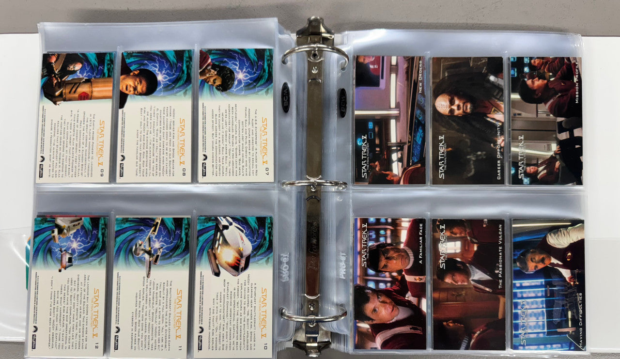 1994 SkyBox Star Trek Cinema Collector 1-6 Complete Card Sets