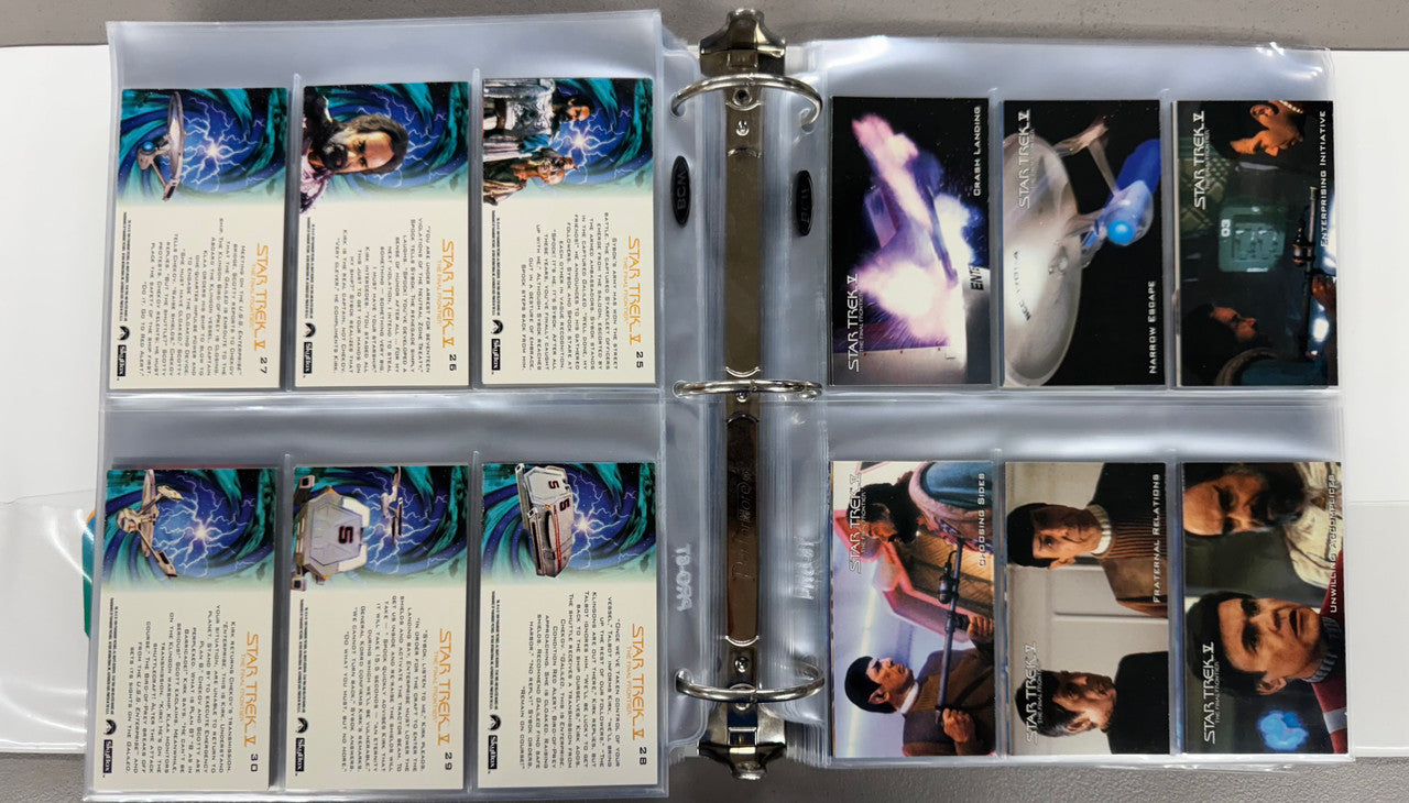1994 SkyBox Star Trek Cinema Collector 1-6 Complete Card Sets