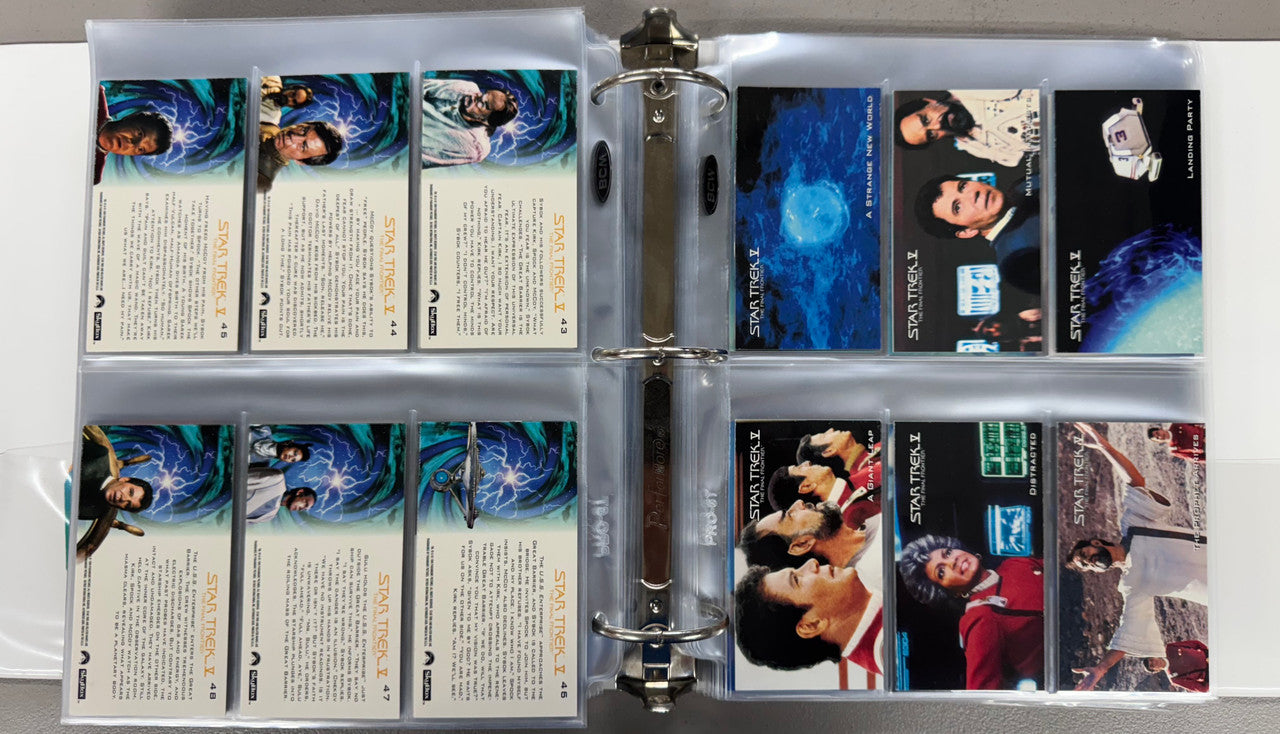 1994 SkyBox Star Trek Cinema Collector 1-6 Complete Card Sets