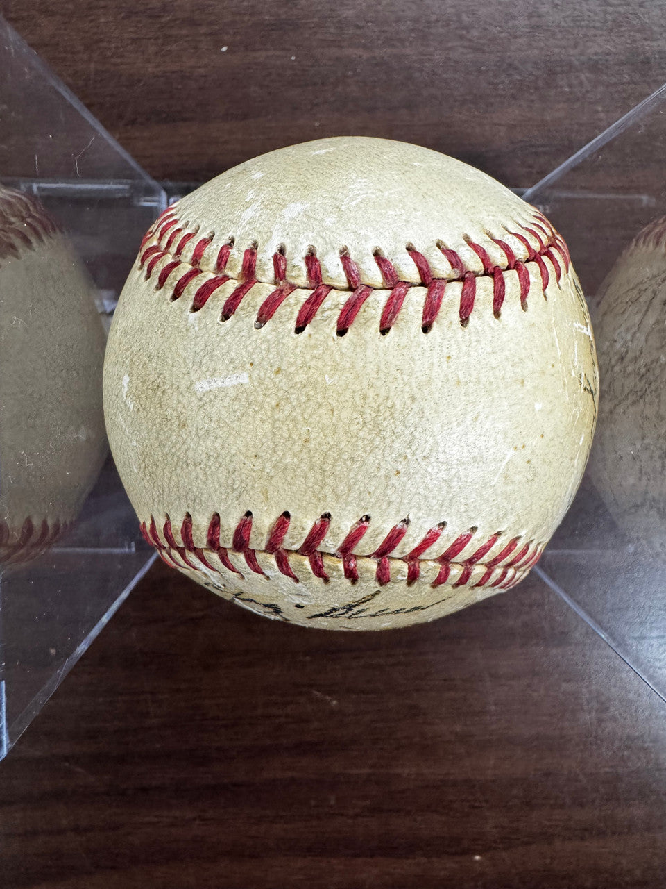 DiMaggio Stengel Berra Rizzuto Dickey ++ Signed Autographed Baseball JSA LOA