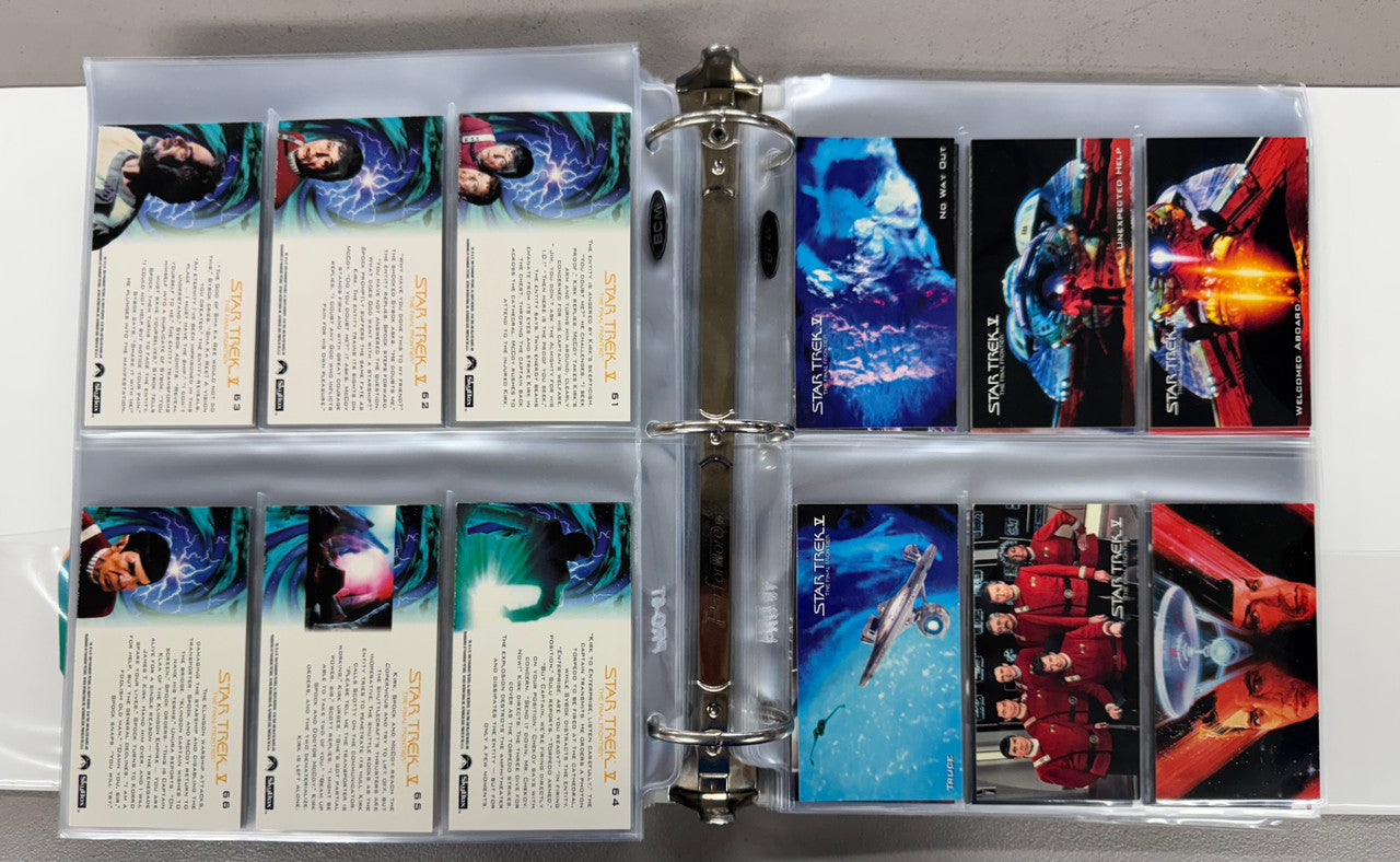 1994 SkyBox Star Trek Cinema Collector 1-6 Complete Card Sets