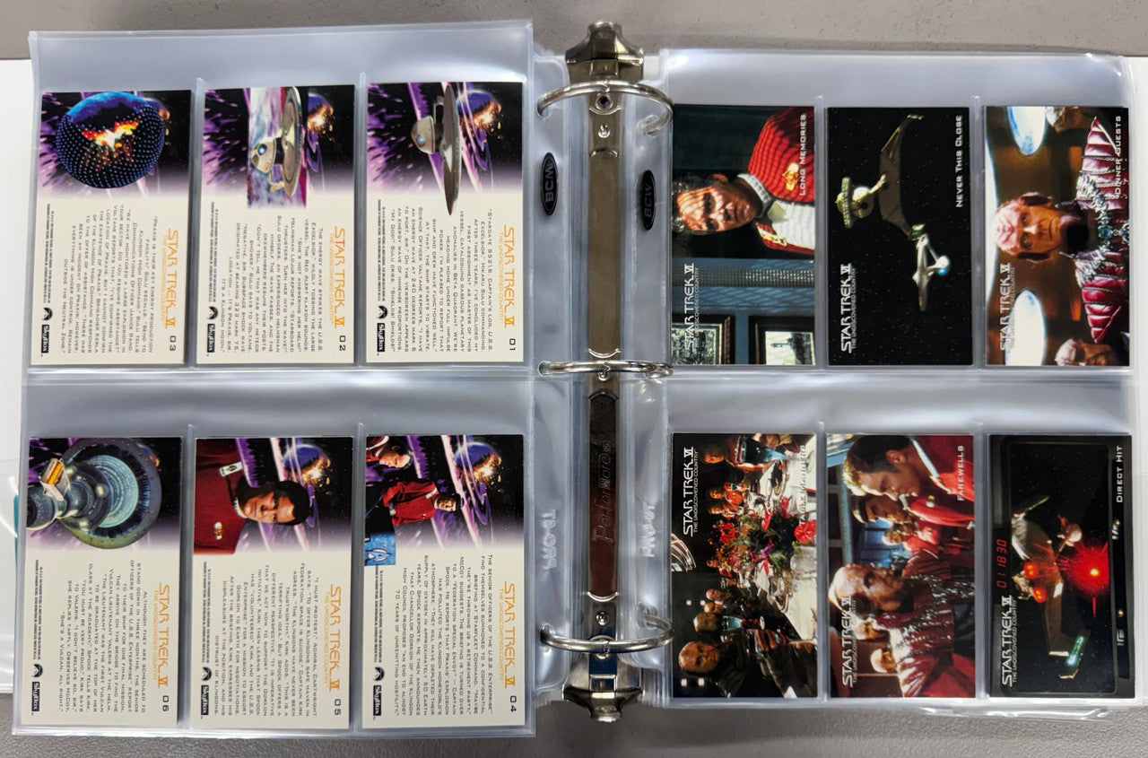 1994 SkyBox Star Trek Cinema Collector 1-6 Complete Card Sets