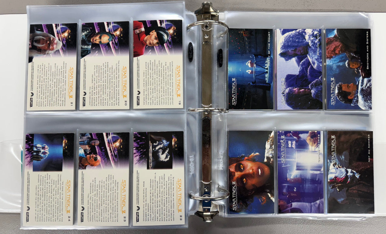 1994 SkyBox Star Trek Cinema Collector 1-6 Complete Card Sets
