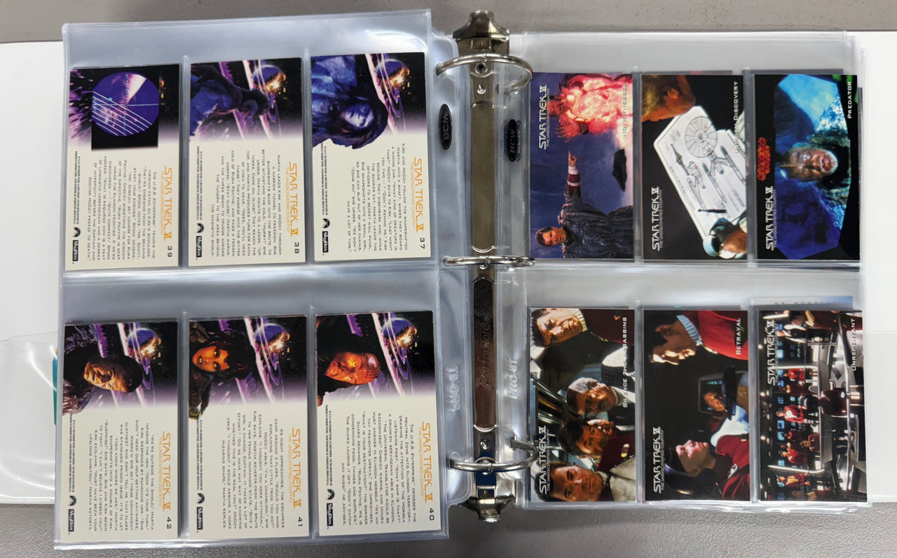 1994 SkyBox Star Trek Cinema Collector 1-6 Complete Card Sets