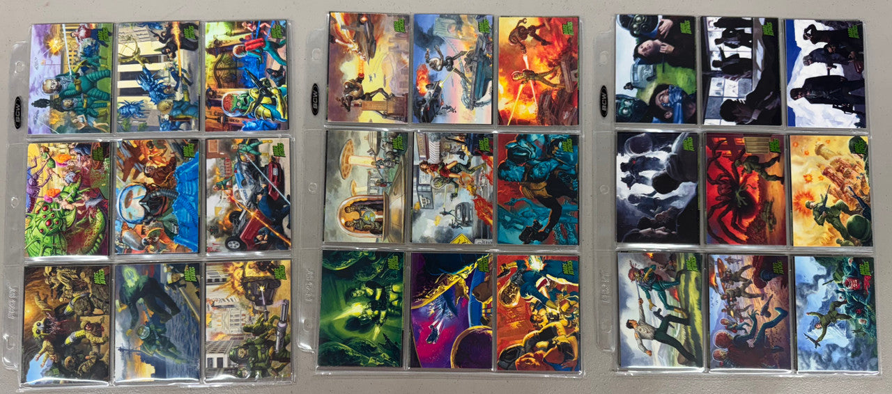 2012-13 Topps Mars Attacks! Invasion & Heritage Complete Sets W/ Inserts