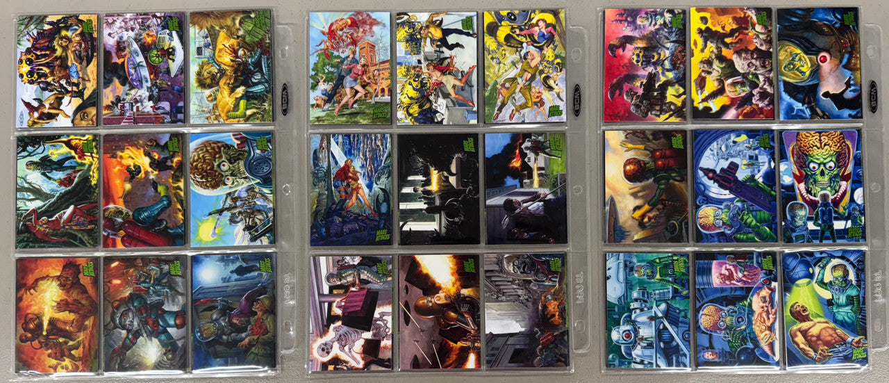 2012-13 Topps Mars Attacks! Invasion & Heritage Complete Sets W/ Inserts