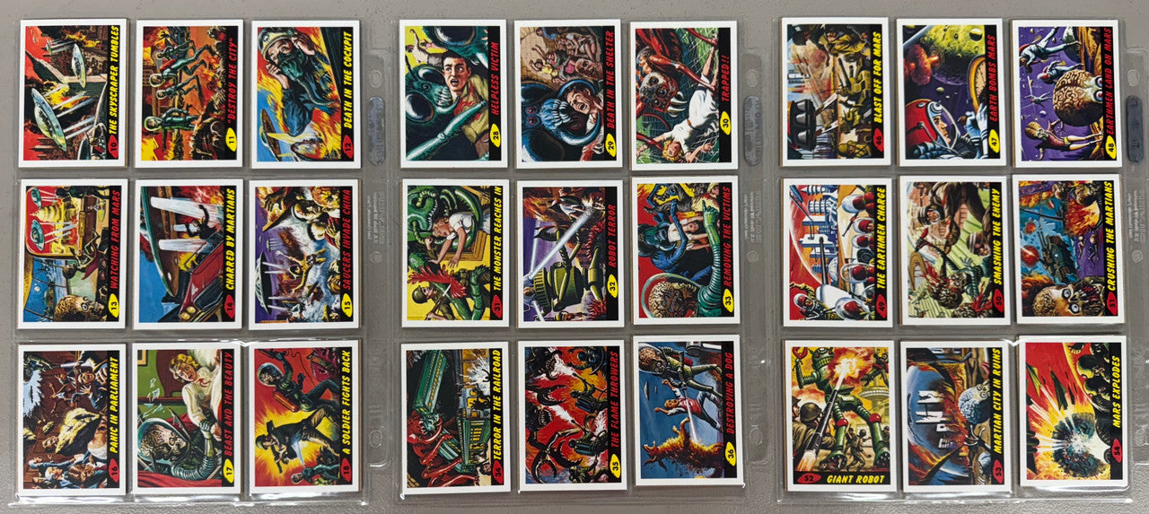 2012-13 Topps Mars Attacks! Invasion & Heritage Complete Sets W/ Inserts