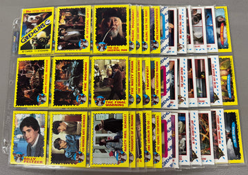 1984-90 Topps Gremlins & Gremlins 2 Complete Card Sets W/ Stickers NM