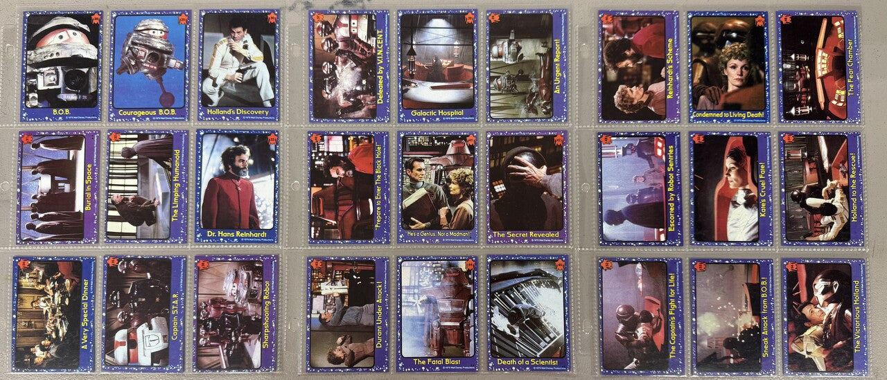 1979 Topps Black Hole Complete Card Set W/ Stickers NM