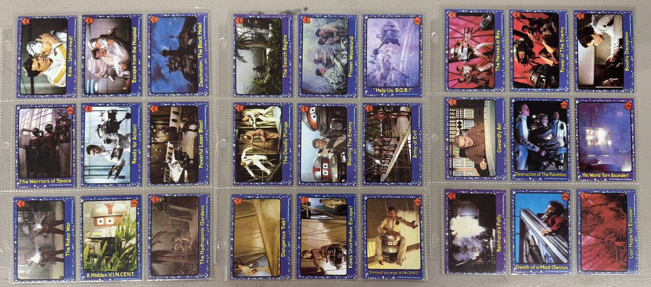 1979 Topps Black Hole Complete Card Set W/ Stickers NM