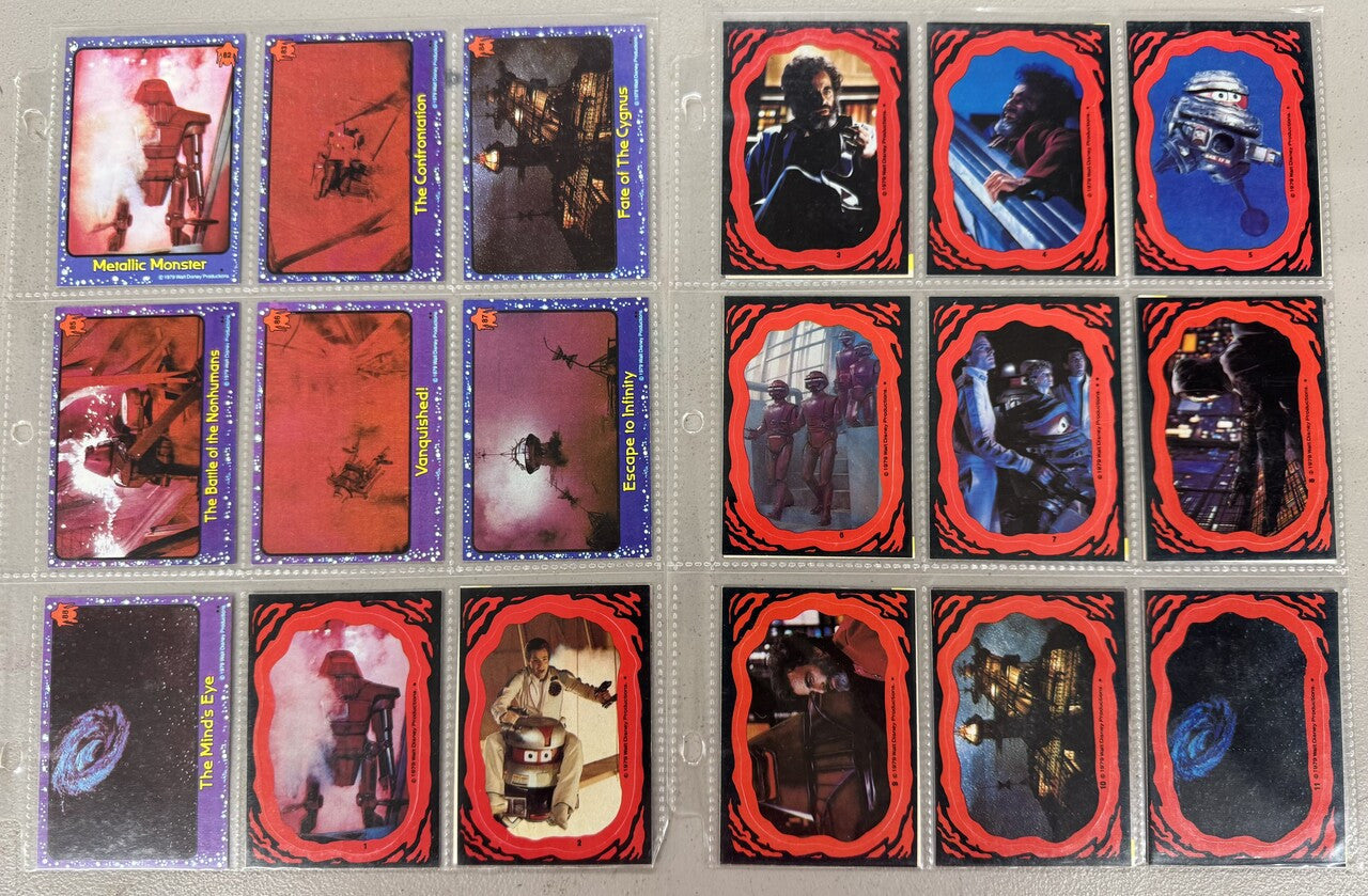 1979 Topps Black Hole Complete Card Set W/ Stickers NM