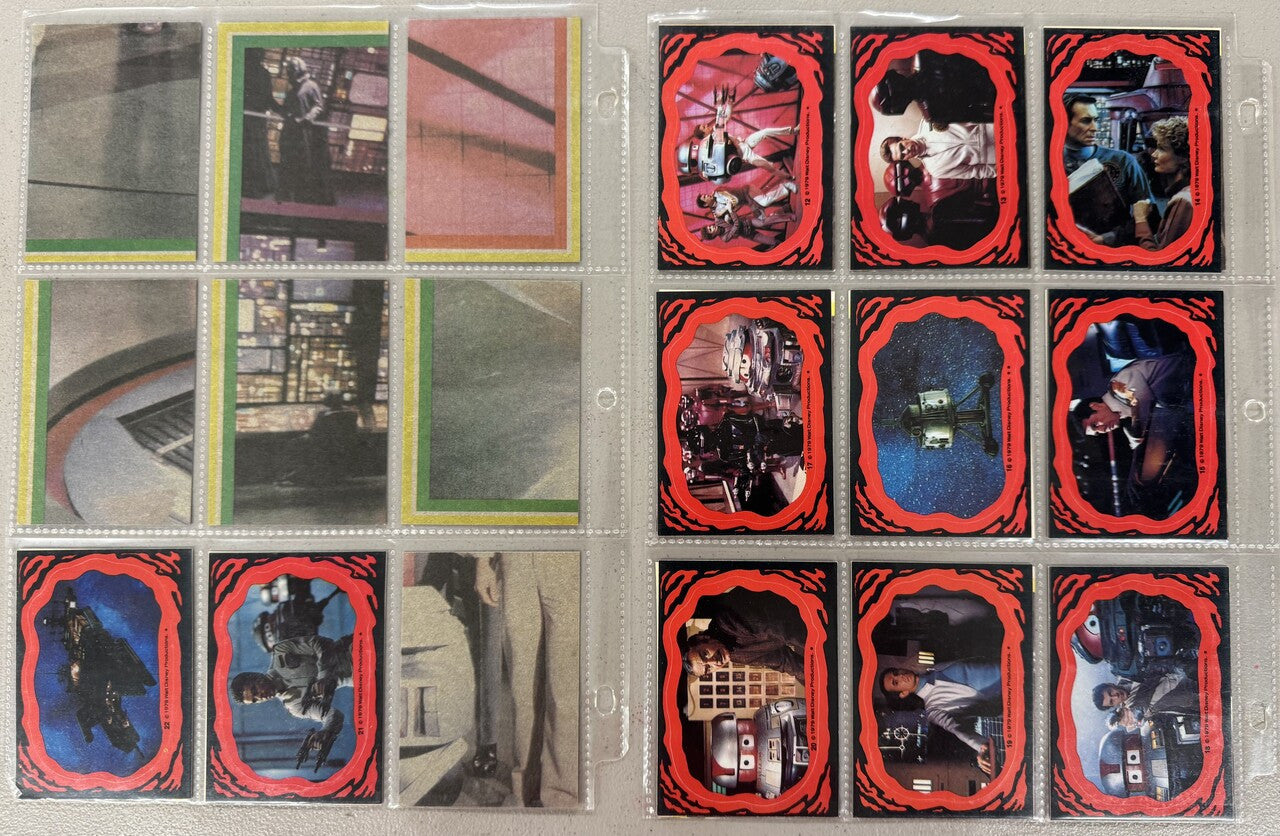 1979 Topps Black Hole Complete Card Set W/ Stickers NM