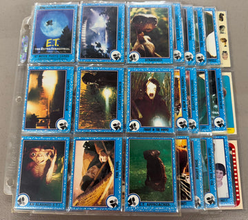 1982 Topps E.T. The Extra-Terrestrial Complete Card Set W/ Stickers NM