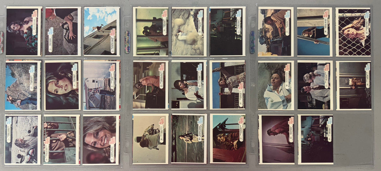 1976 Donruss The Bionic Woman Complete Card Set EX