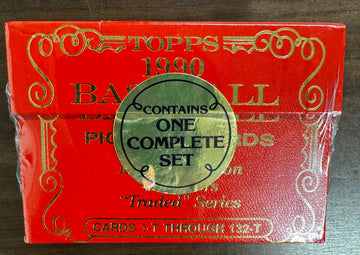 1990 Topps Tiffany Baseball Traded Series Set Factory Sealed