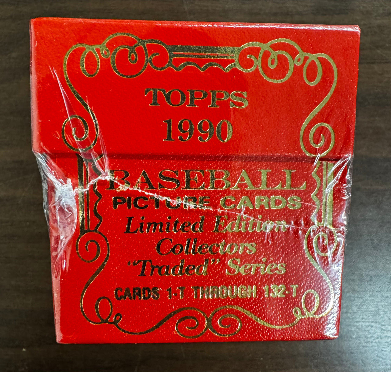 1990 Topps Tiffany Baseball Traded Series Set Factory Sealed