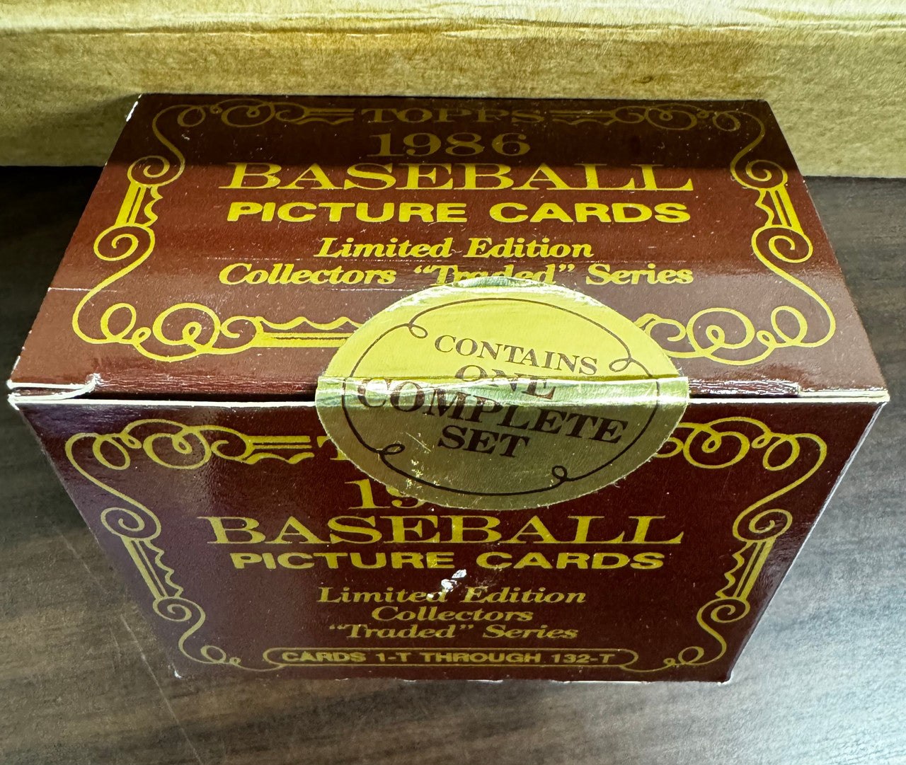 1986 Topps Tiffany Baseball Traded Series Set Factory Sealed