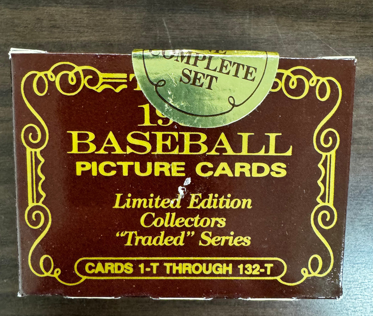 1986 Topps Tiffany Baseball Traded Series Set Factory Sealed