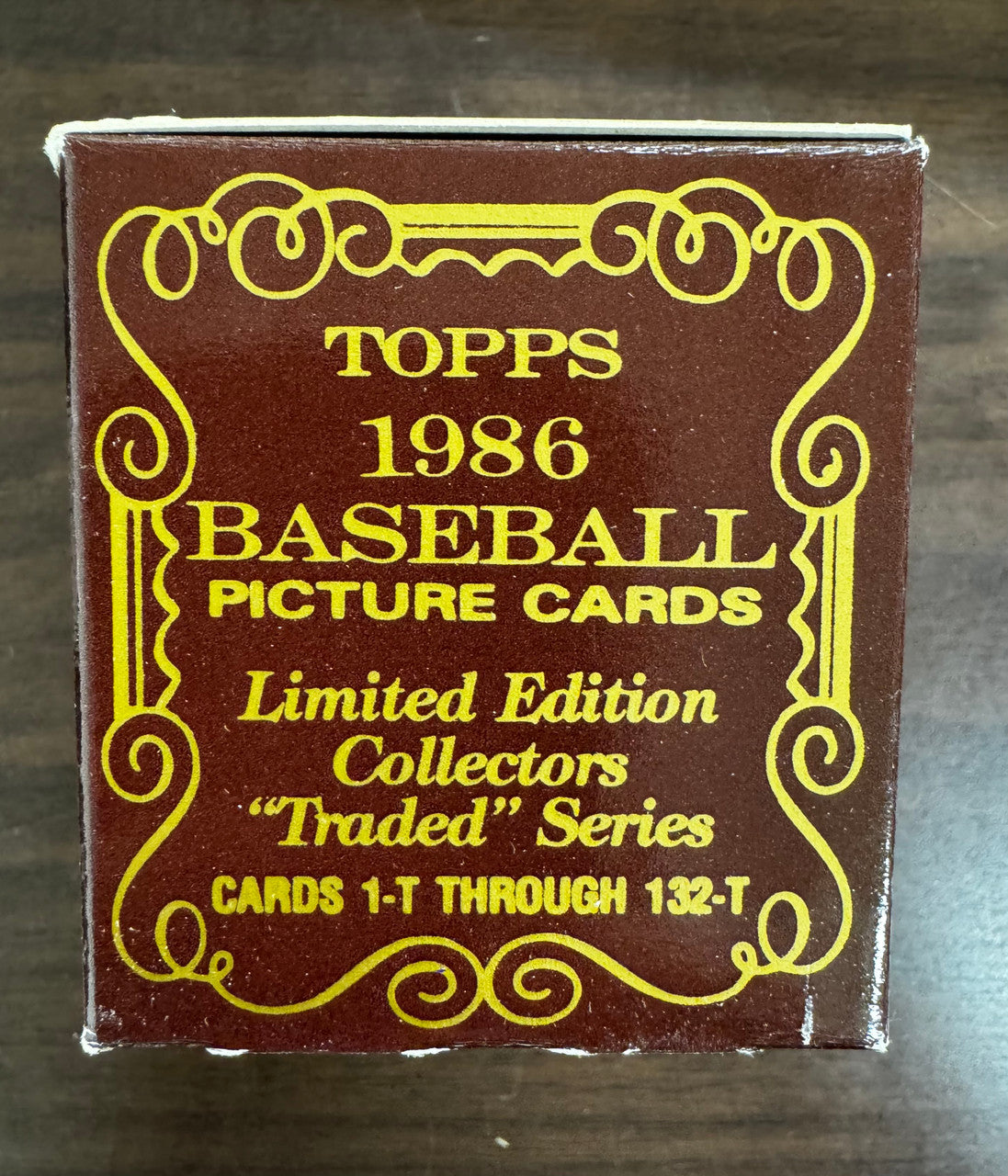 1986 Topps Tiffany Baseball Traded Series Set Factory Sealed