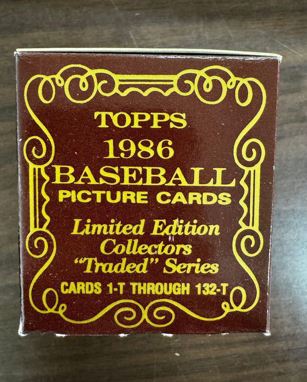 1986 Topps Tiffany Baseball Traded Series Set Factory Sealed