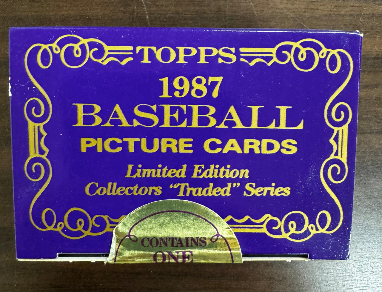 1987 Topps Tiffany Baseball Traded Series Set Factory Sealed