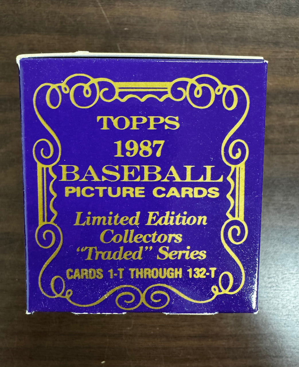 1987 Topps Tiffany Baseball Traded Series Set Factory Sealed