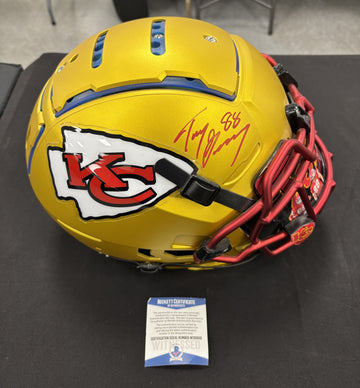 Tony Gonzalez Signed Autographed Authentic Helmet W/Visor BGS Cert