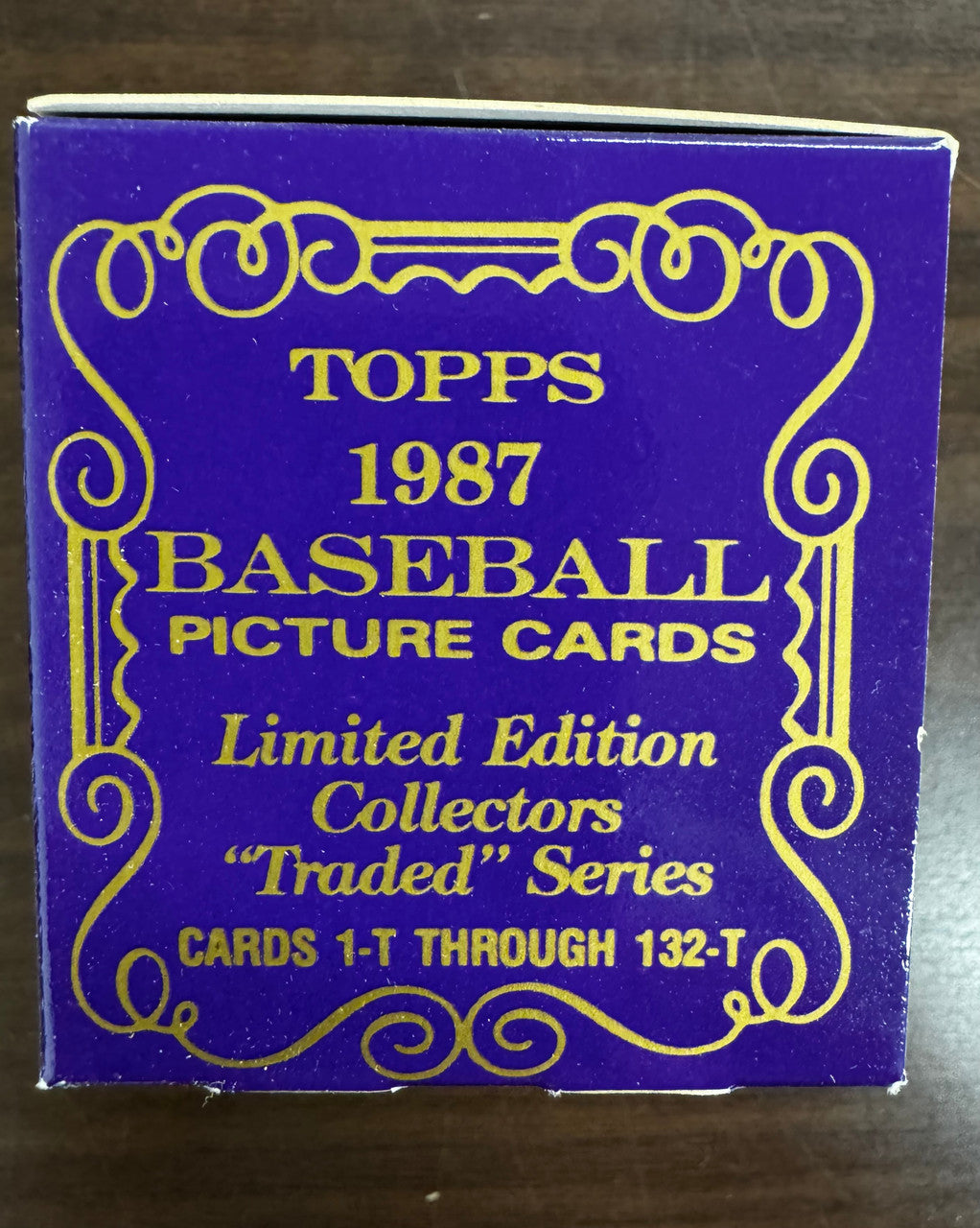 1987 Topps Tiffany Baseball Traded Series Set Factory Sealed