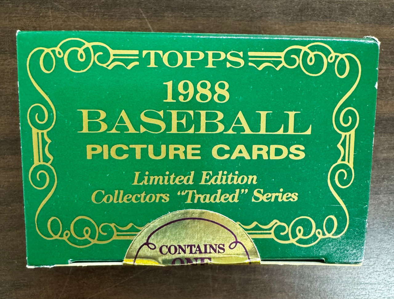 1988 Topps Tiffany Baseball Traded Series Set Factory Sealed