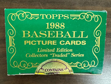 1988 Topps Tiffany Baseball Traded Series Set Factory Sealed