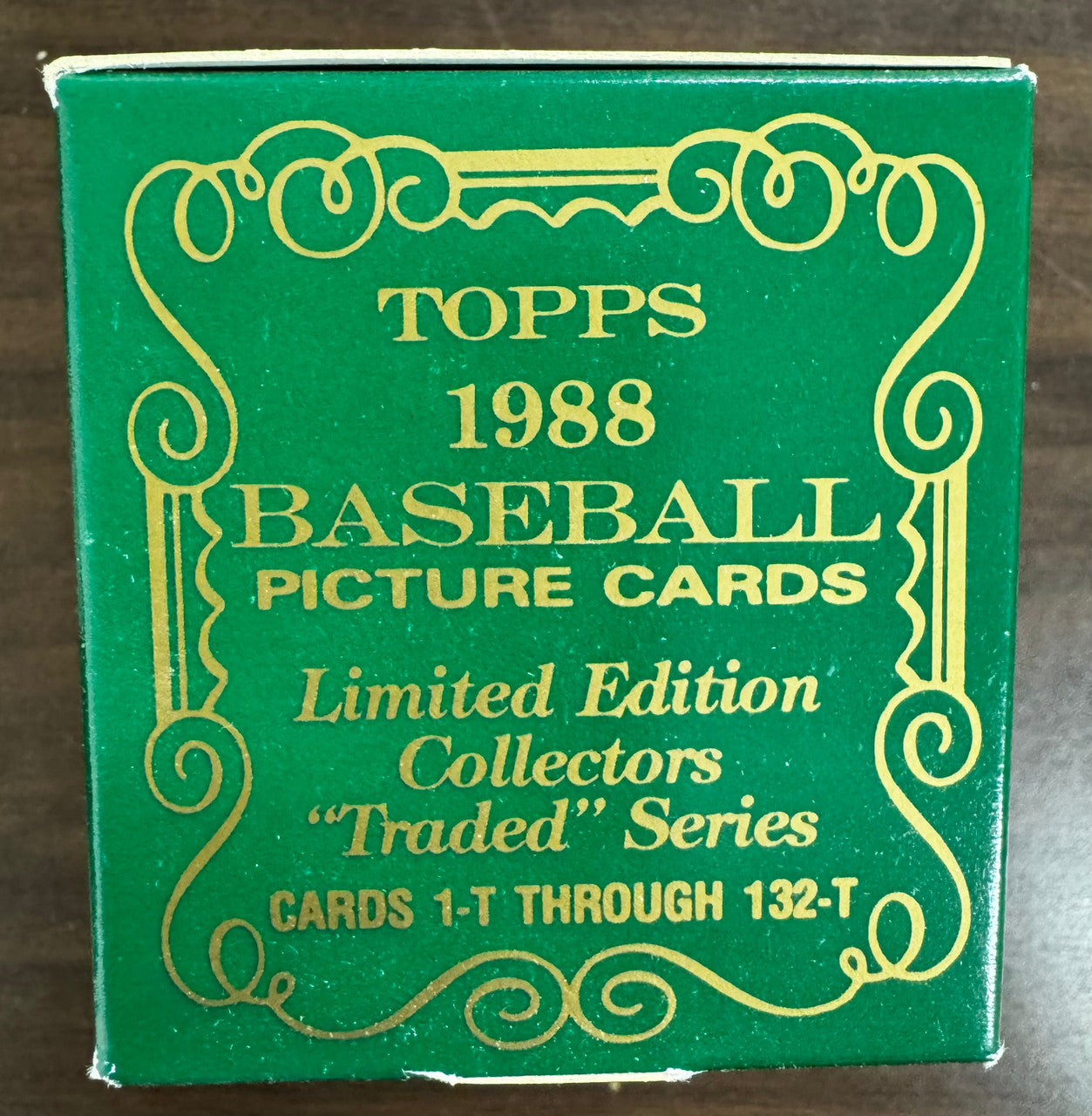 1988 Topps Tiffany Baseball Traded Series Set Factory Sealed