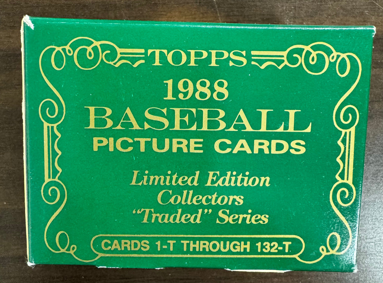 1988 Topps Tiffany Baseball Traded Series Set Factory Sealed