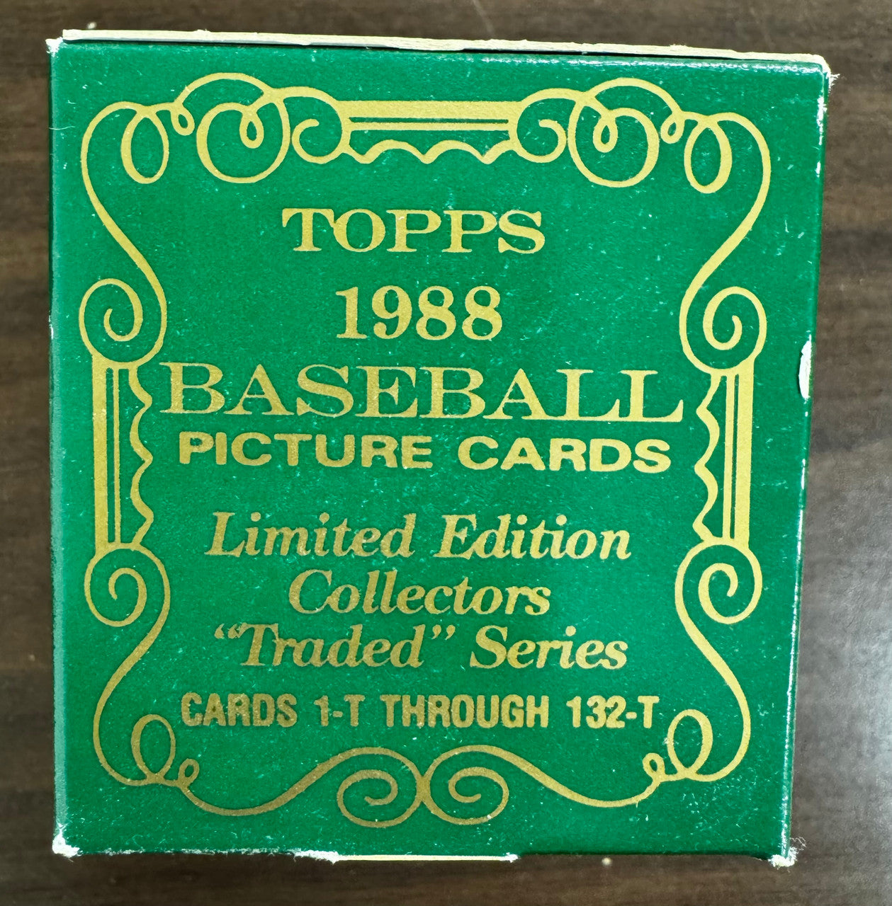 1988 Topps Tiffany Baseball Traded Series Set Factory Sealed