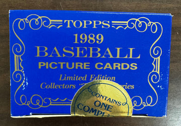 1989 Topps Tiffany Baseball Traded Series Set Factory Sealed